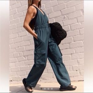 NWT Free People offshore onesie M teal